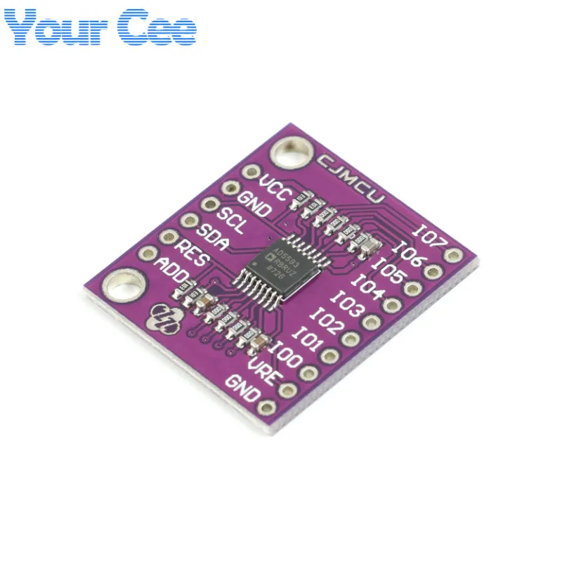 AD5593 преобразователь ADC/DAC настраиваемый 12 битный аналогово цифровой 8