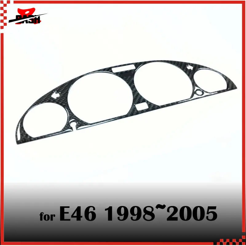 DASH Carbon оптоволоконный датчик triml для E46 3 серии 1998 2005 крышка кластерная рамка