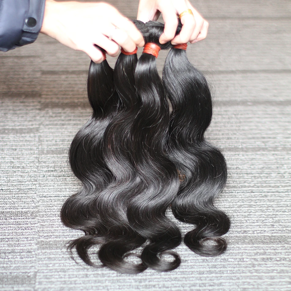 Unprocessed Malaysian Virgin Hair Body Wave 100% Human Weave 3 Bundles Deals Rosabeauty Products | Шиньоны и парики