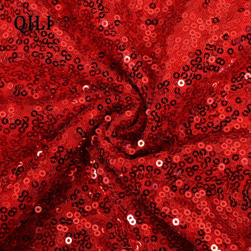 QILI 2019 новое популярное женское платье с блестками Сетчатое лоскутное короткое