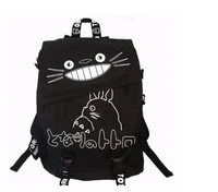 10 pcs fedex fast black color totoro backpacks cosplay accessory anime daily bag cartoon school backpack