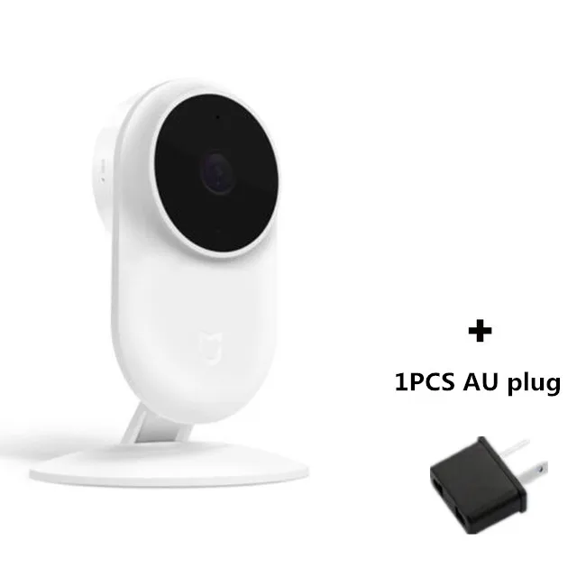 Add AU plug Xiaomi Mijia 1080P IP камера 130 градусов FOV ночное видение 2,4 ГГц двухдиапазонный WiFi Xiaomi домашний комплект монитор безопасности - Цветной: Add AU plug