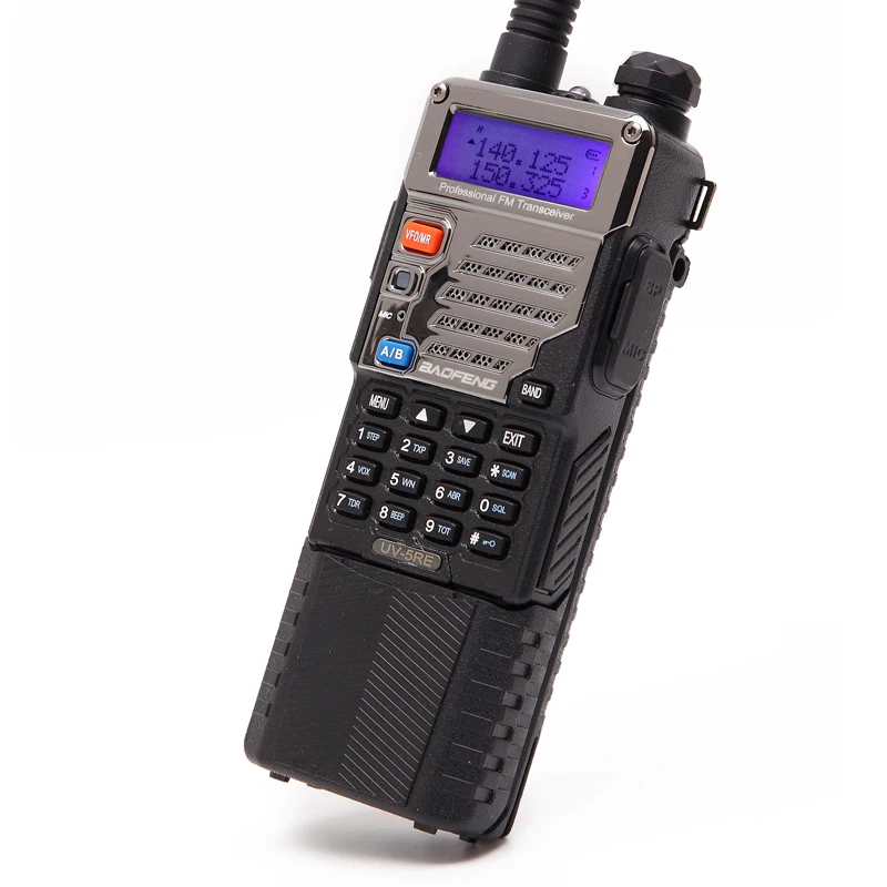 Портативная рация Baofeng UV 5RE 8 Вт с тройной мощностью аккумулятор 3800 мАч