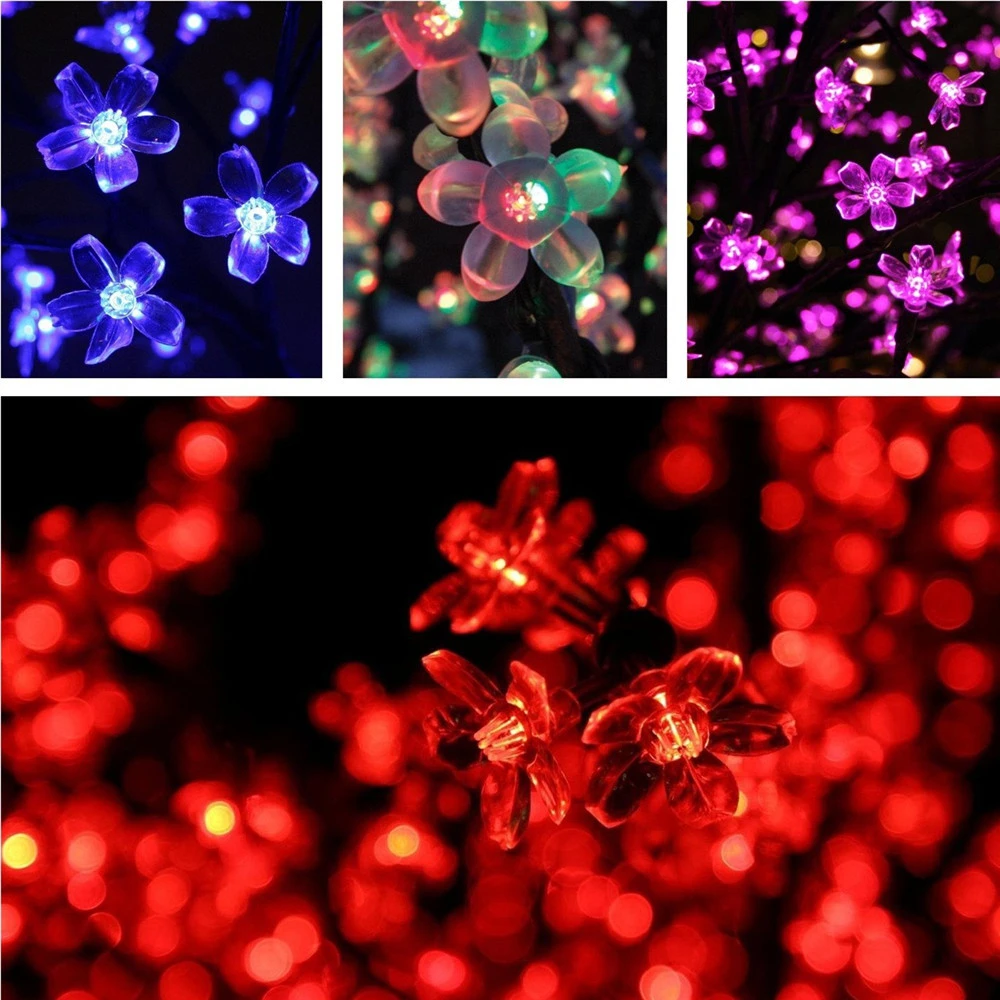 2015 LED Вишневое дерево светло розовый светодиод 2 м 1248 вишневые цветы