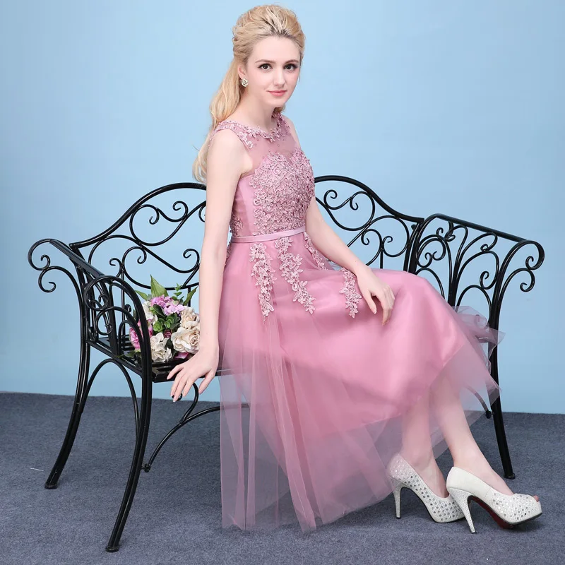 Элегантное Вечернее Платье с круглым вырезом расшитое бисером|dress evening dresses|evening