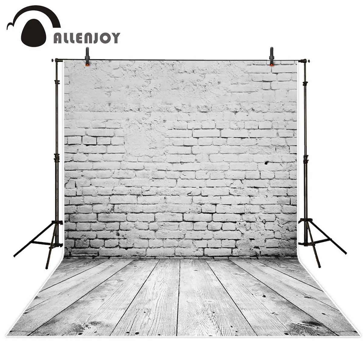 

Allenjoy фон для фотостудии интерьер комнаты винтажный серый белый Фотофон