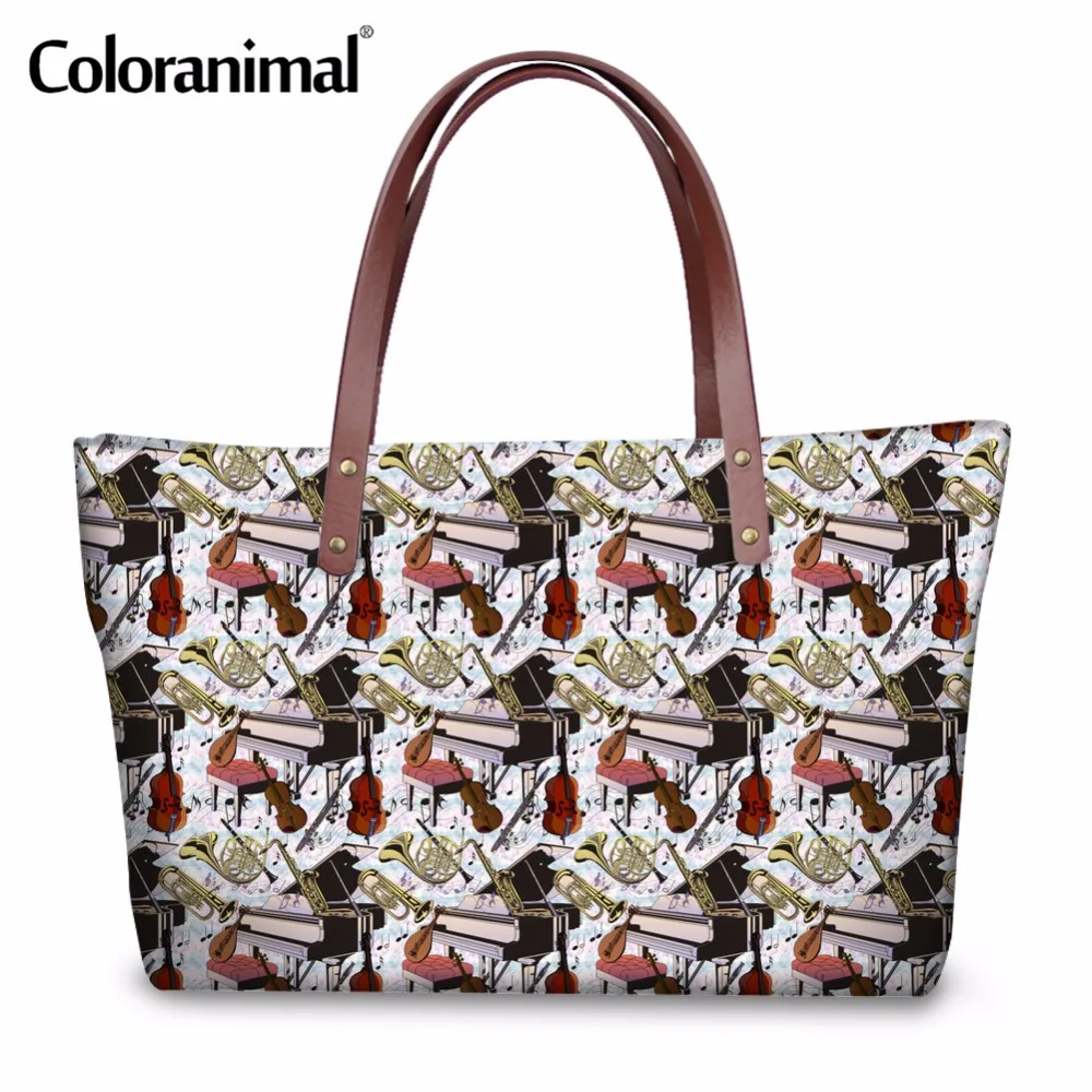 Сумка на плечо Coloranimal для женщин вместительная дамская сумочка с 3D рисунком