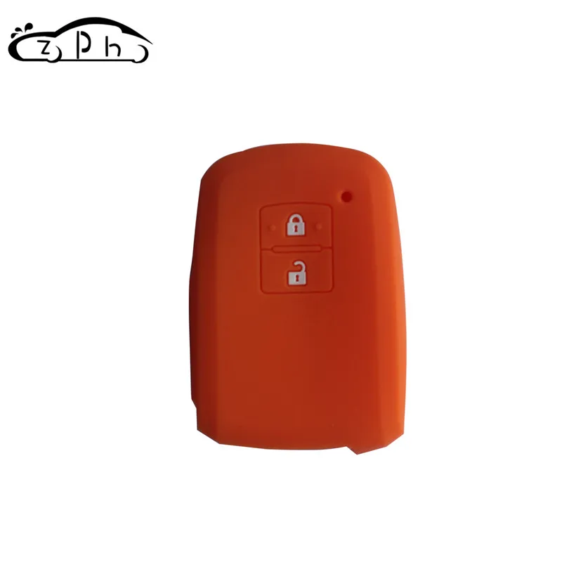 Силиконовый чехол для автомобильного ключа с 2 кнопками Toyota Auris Camry RAV4 Avalon Yaris Verso