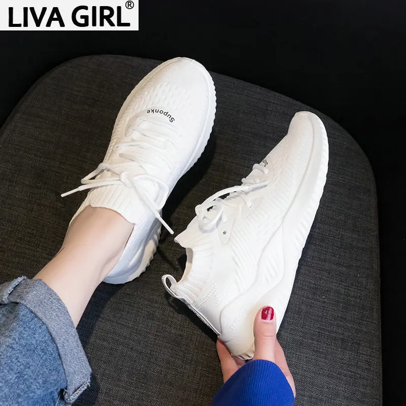 Вразлёт плетение эластичные носки женская обувь 2019 весенне летние дышащие