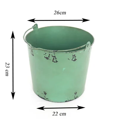 bucket 5 Новорожденный реквизит для фотосъемки корзина ручной работы для студийной съемки позирует железное ведро с имитацией велосипеда младенческой bebe foto Prop - Цвет: bucket 5