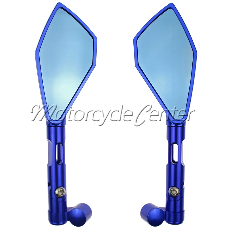 Универсальные Длинные и Короткие мотоциклетные алюминиевые зеркала заднего