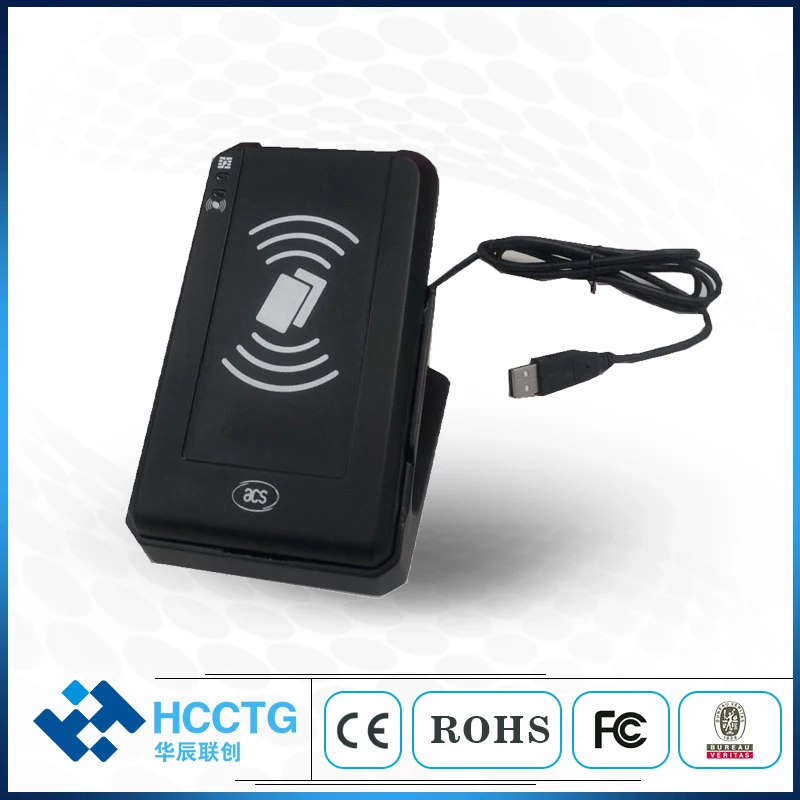 EMV USB двойной интерфейс бесконтактный считыватель смарт карт ACR1281U K1|Считыватели