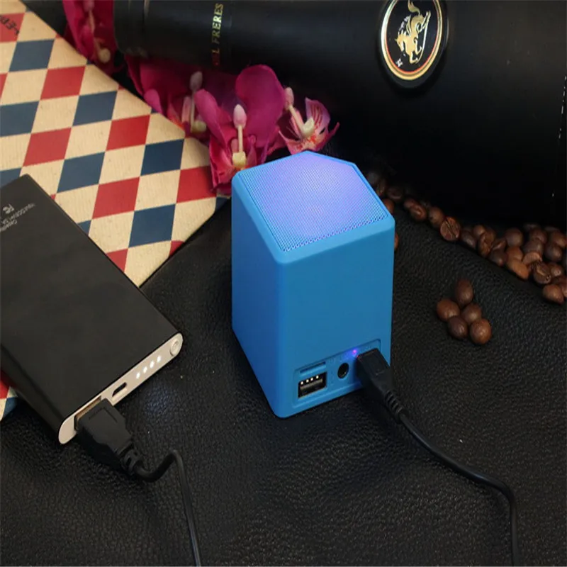 X3 мини Беспроводной Bluetooth Динамик светодио дный call Handsfree TF USB Портативный Музыка