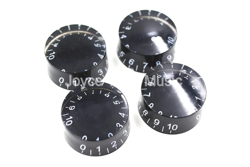 

1 Set of 4pcs Niko Transparent Black Electric Guitar Knobs For LP SG Style Electric Guitar Free Shipping Wholesales