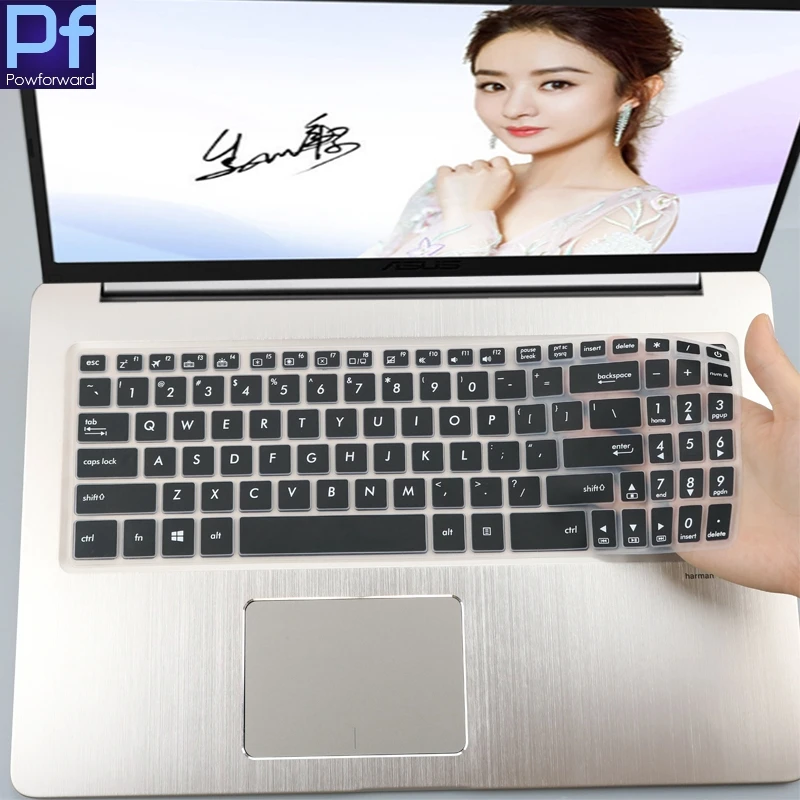 Клавиатура ноутбука кожного покрова для Asus VivoBook Pro 15 N580G N580GD N580VD M580VD N580 M580 15,6 ''NX580VD YX570ZD YX570ud YX570 - Цвет: black