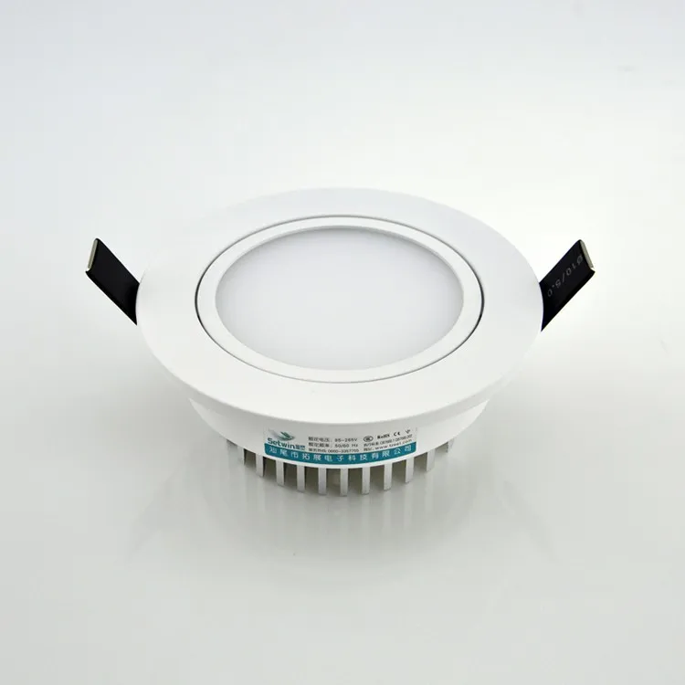 Заводская распродажа 10 Вт 12 LED COB с регулируемой яркостью встроенный светильник