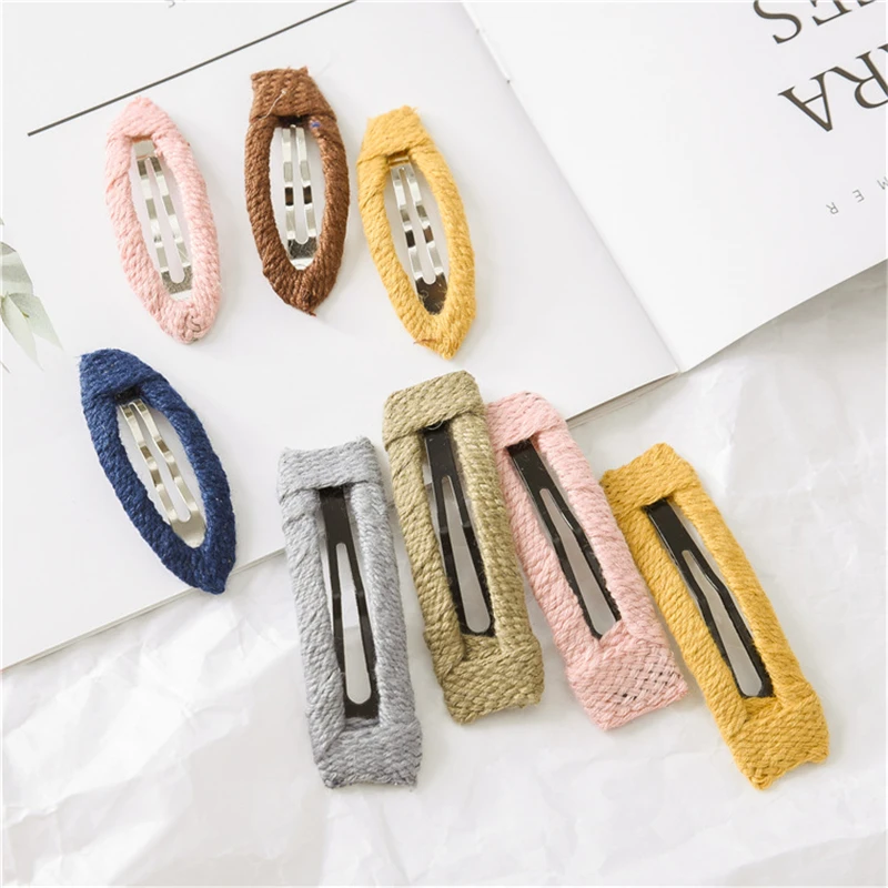 Заколки для волос девочек 4 шт./компл./набор милые разноцветные заколки ручной