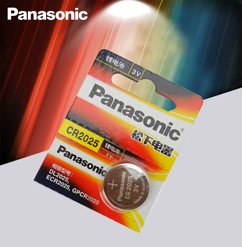 Panasonic cr2025 аккумуляторы таблеточного типа cr2025 3V литиевая Батарея для часы с калькулятором Вес весы