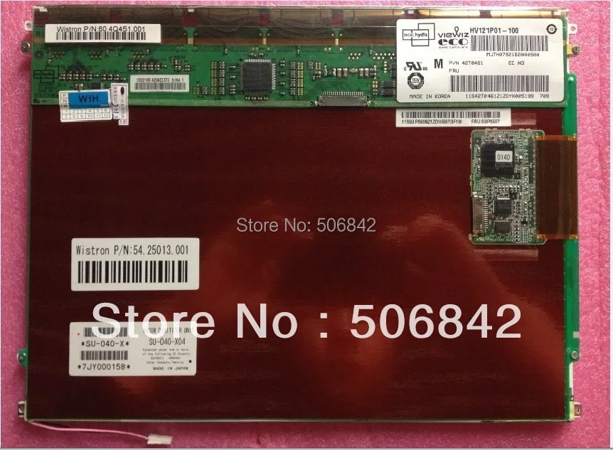 HV121P01-100 для IBM X60T X61T 12 1 дюйма экран с высокой оценкой 1400*1050 сенсорным экраном |