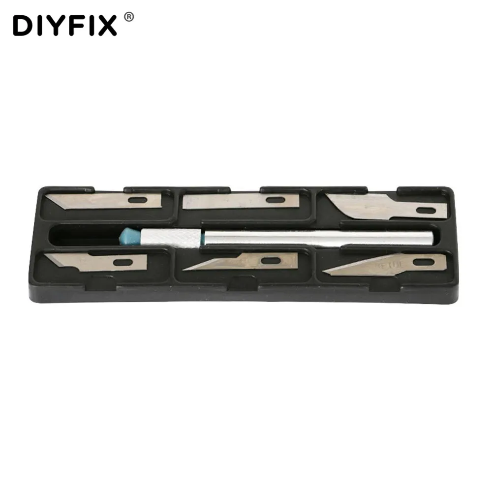 DIYFIX резьба по дереву инструменты еда скульптурный гравировальный нож скальпель Режущий инструмент для домашнего творчества PCB Чистка ремонт ножей набор