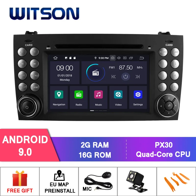 PX30 Android 9.0 DE со! WITSON PX5 Android 9,0 ips автомобильный DVD для Benz R171 W171 Benz SLK R171 SLK200 4GB ram+ 64GB 8 Octa Core+ DVR/wifi+ DSP+ DAB - Цвет: PX30 Android 9.0