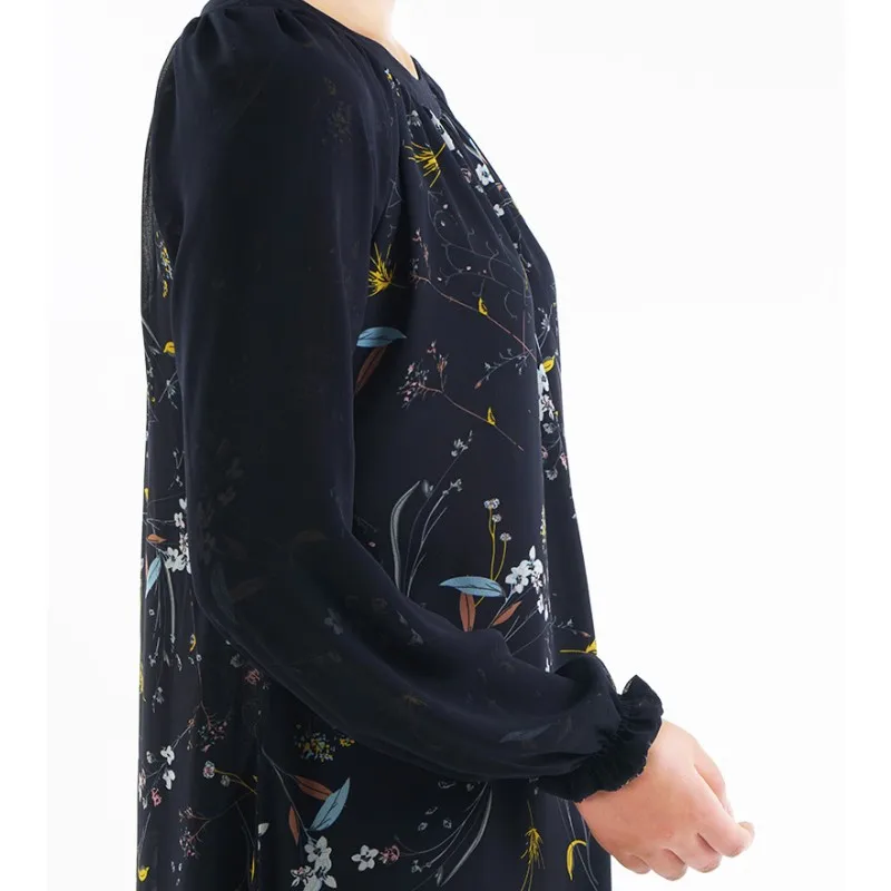 Элегантное платье mAh носить с обеих сторон Турецкая абайа Сингапур полная длина