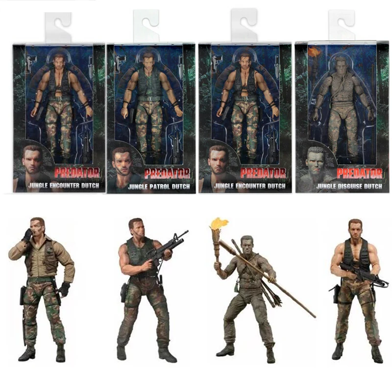 30TH Юбилей сет инопланетяне и Predater джунглей Unmasked в масках демон извлечения