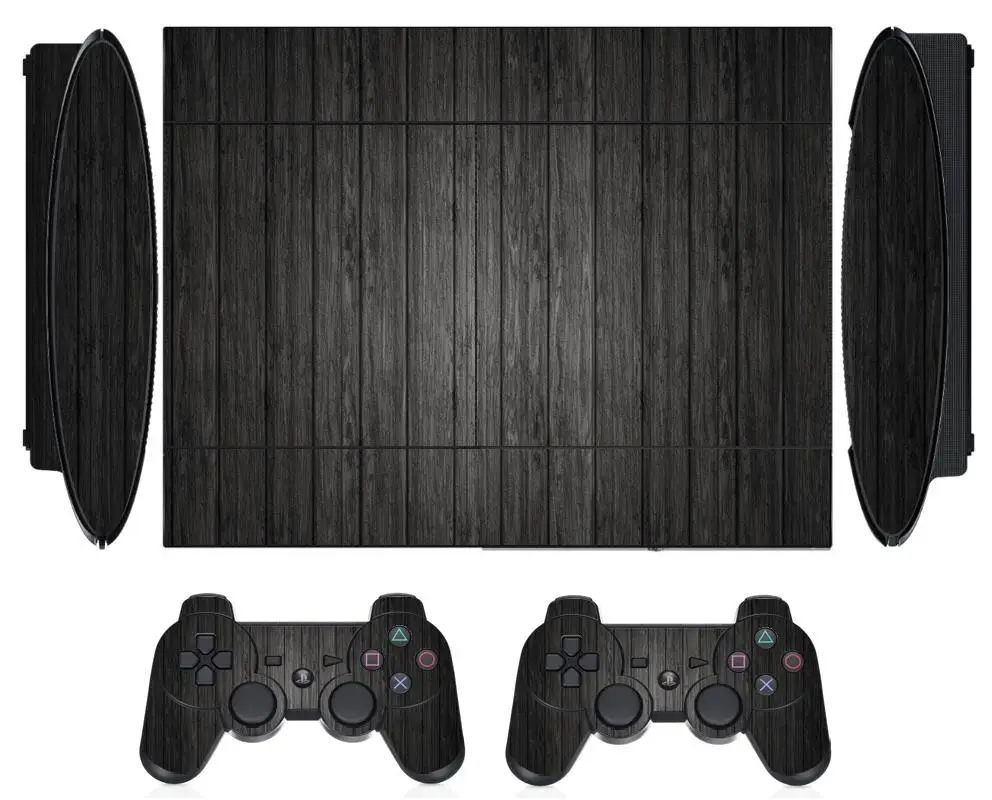 Виниловая Защитная Наклейка для Sony PS3 Super Slim 267 и 2 чехла контроллеров|protector sticker|ps3