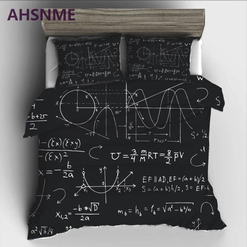 Комплект постельного белья AHSNME Geek для энтузиастов с принтом высокой четкости