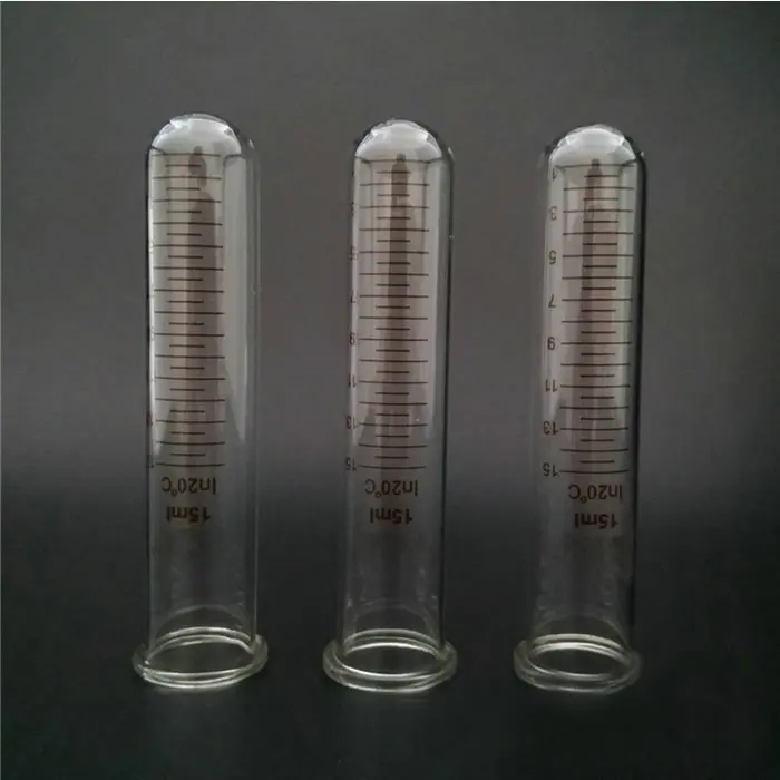 5 шт./лот 50 мл стеклянная пробирка boro с круглым дном без крышки|glass test tube|test tubegraduated