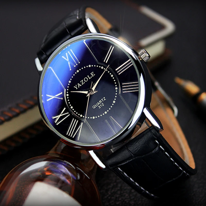 

YAZOLE Top Brand Blue Glass Wrist Watch Women Watches Fashion Women's Watches Waterproof Ladies Watch Clock relogio reloj mujer