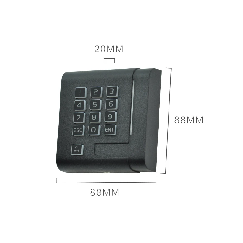 WG 26 data output 125khz EM ID smart chip card reader waterproof design for security access control system | Безопасность и защита