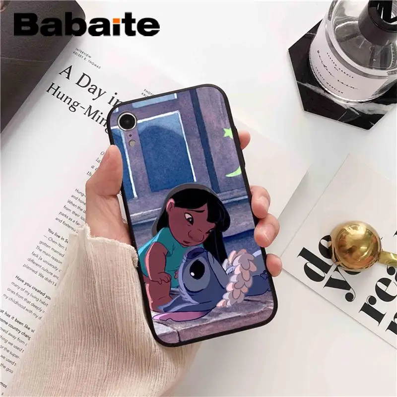 A9 Babaite Lilo Stitch роскошный уникальный дизайн PhoneCase для iPhone 8 7 6 6S Plus X XS MAX 5 5S SE XR 10 Чехол - Цвет: A9