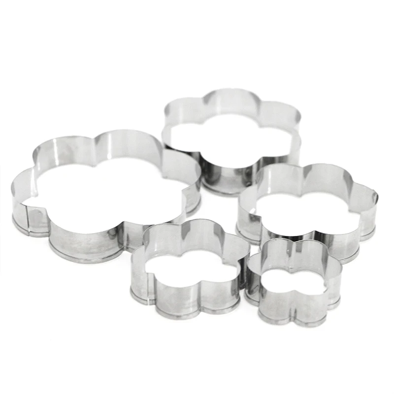 StarLinkStar. 5 шт./компл. цветочный резак для печенья из нержавеющей стали Форма