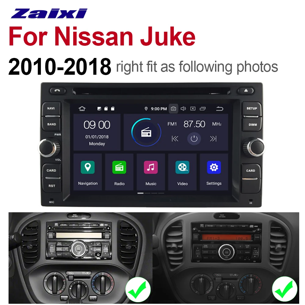 

For Nissan Juke 2010~2018 android car DVD Multimedia player GPS Navigation Map Auto radio Display Screen