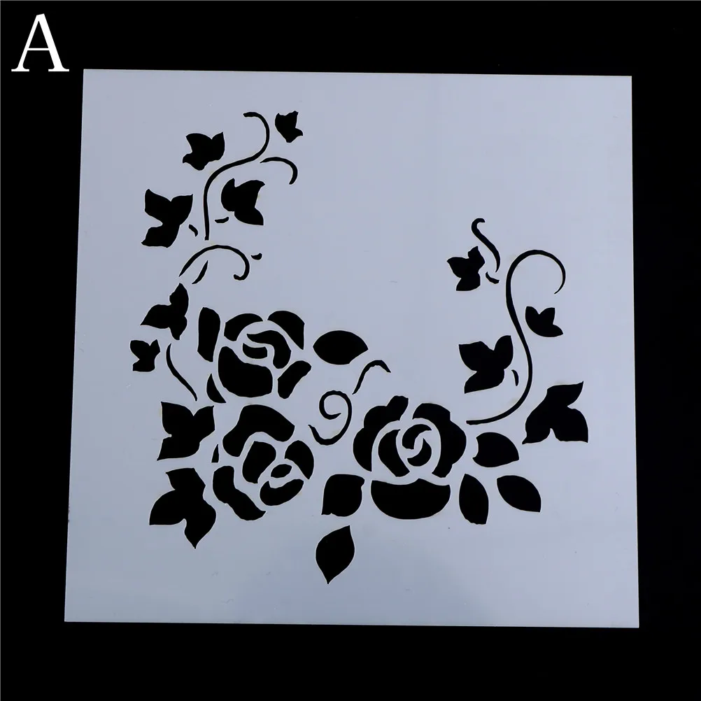 

Decorative Layering Flower vine Stencils For Walls Painting Scrapbooking AlbumPaper Cards