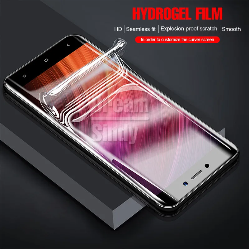 3D полностью Защитная Гидрогелевая пленка для Xiaomi Redmi 4X Note 4 4X5 5A 5 PLus Защита экрана для Xiaomi Redmi 6A 6 Pro не стекло