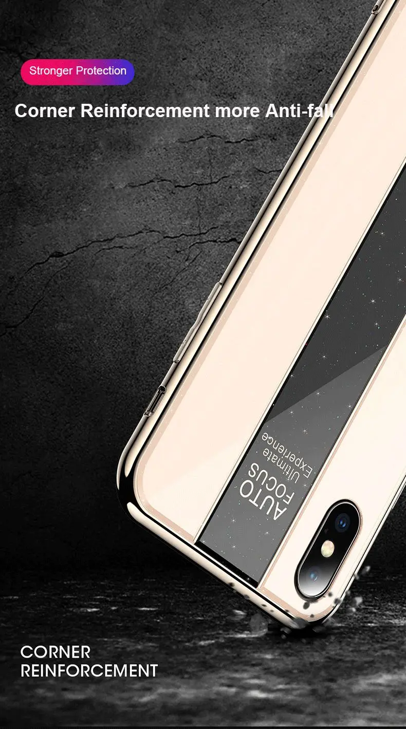 Деловой чехол для телефона из оргстекла для iPhone XR X XS XMax, роскошное покрытие из ТПУ, чехол с полосатым узором для iPhone 7, 8, 6, 6S Plus