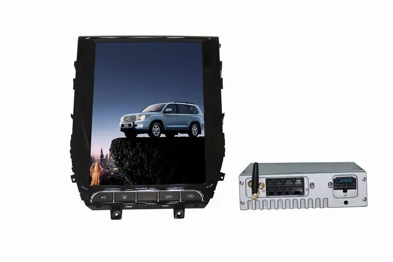 12 1 &quotTesla Android Fit TOYOTA LAND CRUISER LC200 2016 2017 2018-Автомобильный dvd-плеер навигация gps радио |