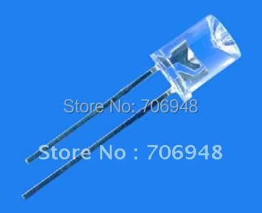 1000 шт Плоские вогнутые 5 мм красные светодиодные диодные лампы|led 3.5v|lampe torche ledlamp