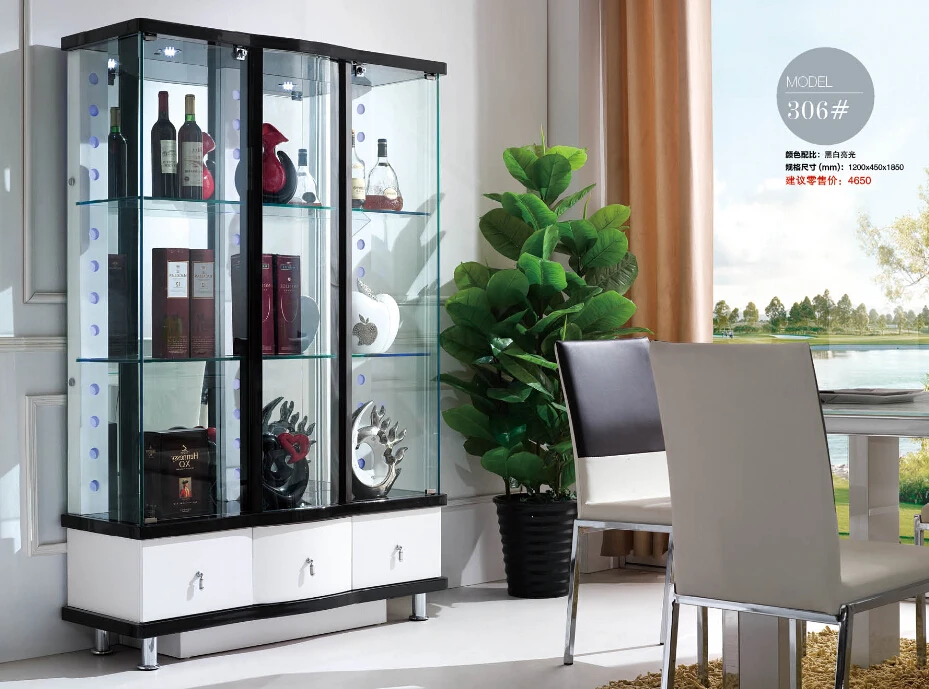 

306# Living room furniture display showcase wine cabinet living room cabinet