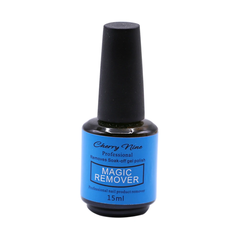 Белый 1Pack 10/15ml NEW DESIGN Burst Magic Remove UV Gel Blue Bottle Nail Polish Soak off Acrylic Clean Degreaser Nail Art - Цвет: Белый