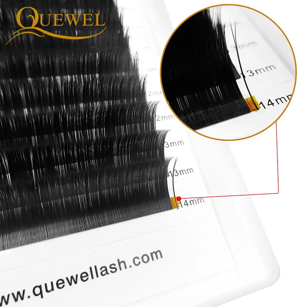 Ellipse плоские ресницы с разрезом для профессионалов мягкие шелковые