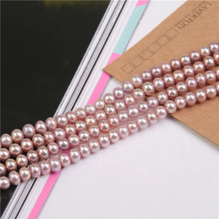 Бусины Из Натурального пресноводного жемчуга 6 5 мм|beads for diy|natural beadsfor diy |