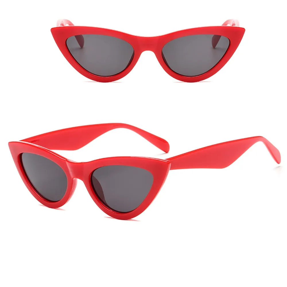 Sunglassate, женские Ретро Винтажные Солнцезащитные очки "кошачий глаз", унисекс, рэппер, гранж, оправа, UV400, защитные очки, солнцезащитные очки для женщин