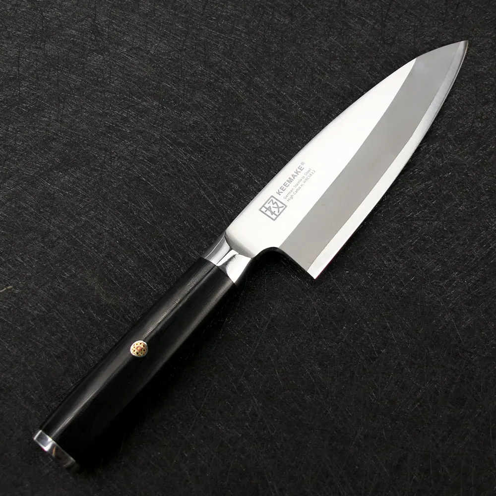 SUNNECKO Профессиональный 6 5 ''нож Деба немецкая 1 4116 сталь Sashimi кухонные ножи