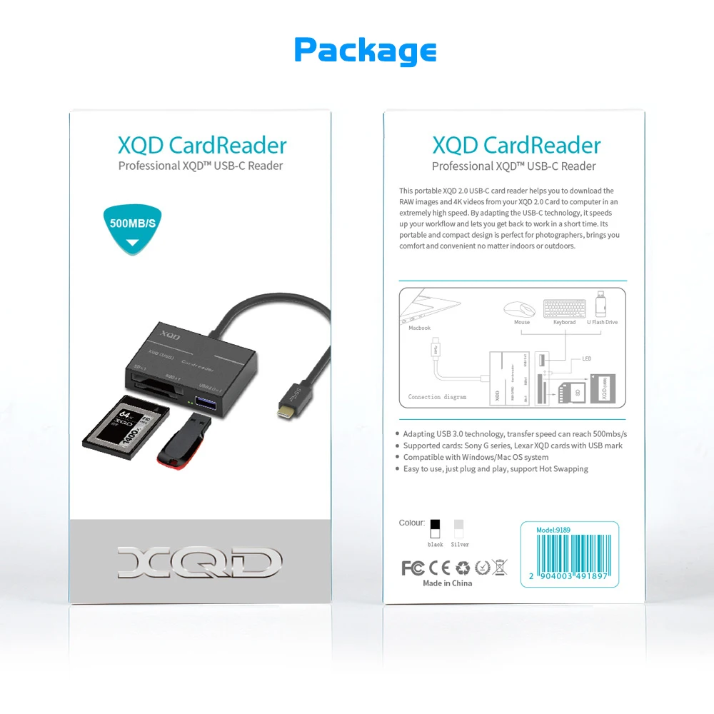 Устройство для чтения sd-карт XQD высокоскоростное устройство 500 МБ/с./с
