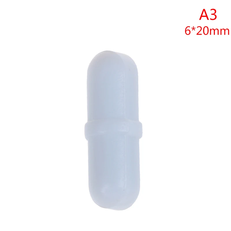 A3 Горячее предложение! Распродажа! 1 шт. PTFE магнитная мешалка белый цвет без поворотного кольца 7 размеров - Цвет: A3