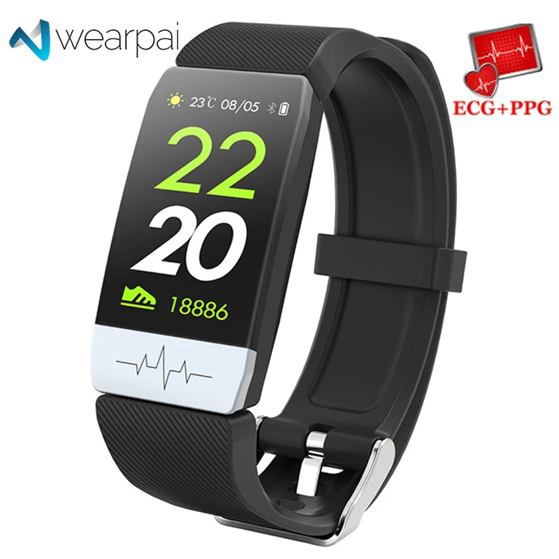 Wearpai Q1S умный браслет с монитором сердечного ритма ЭКГ кровяное давление IP67