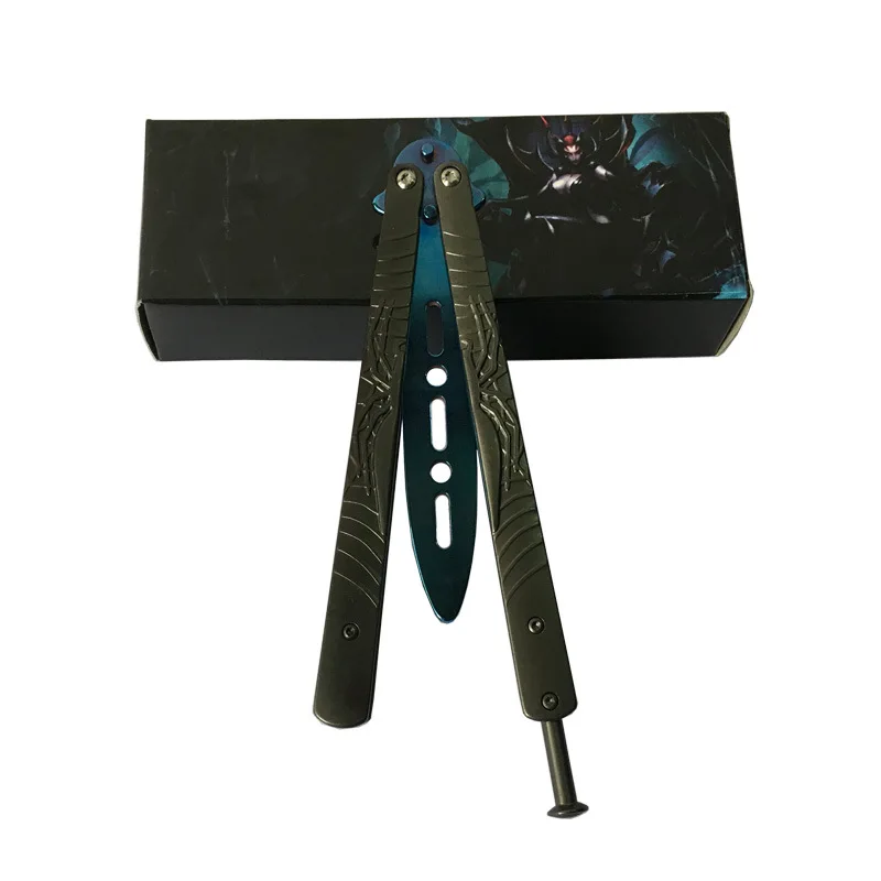 1 шт. Новый тренировочный нож балисонг бабочка инструмент складной не острый